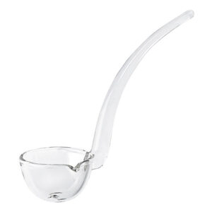 Mouth-Blown Lead-Free 6 Crystal Gravy/Dressing/Sauce Ladle